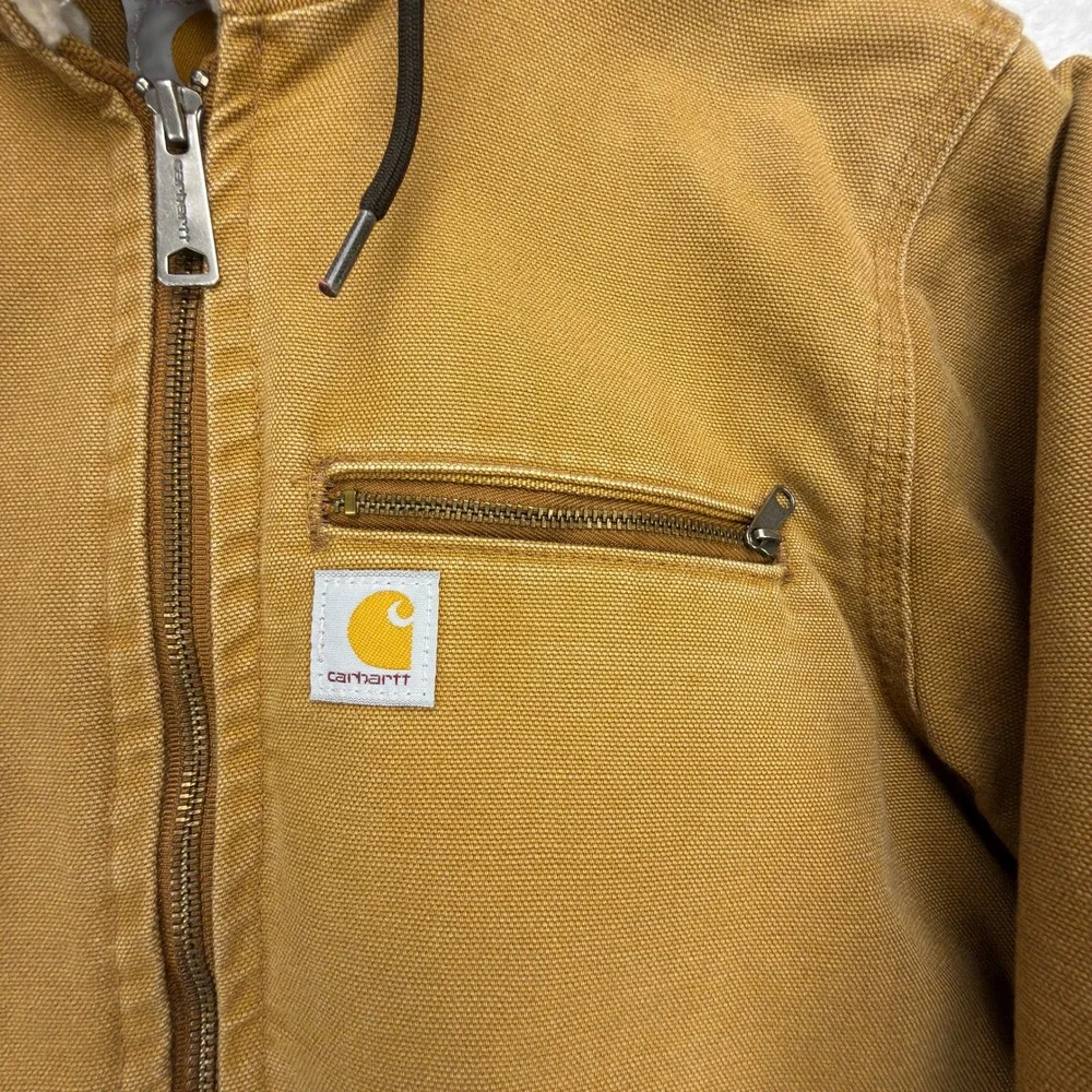 Carhartt Wildwood Jacket Sherpa Lined Womens XS Wildwood 100815 211 Brown - Picture 11 of 15